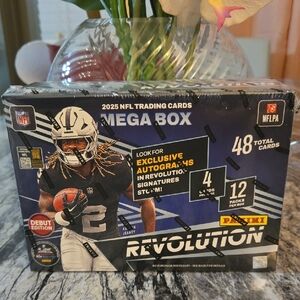 Panini Revolution NFL Trading Cards Mega Box - Black and Silver